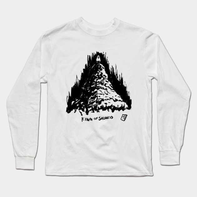 King of Sadness Long Sleeve T-Shirt by jsmntr